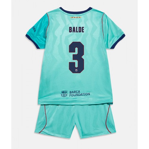 Barcelona Alejandro Balde #3 Fußballbekleidung 3rd trikot Kinder 2026-27 Kurzarm (+ kurze hosen)